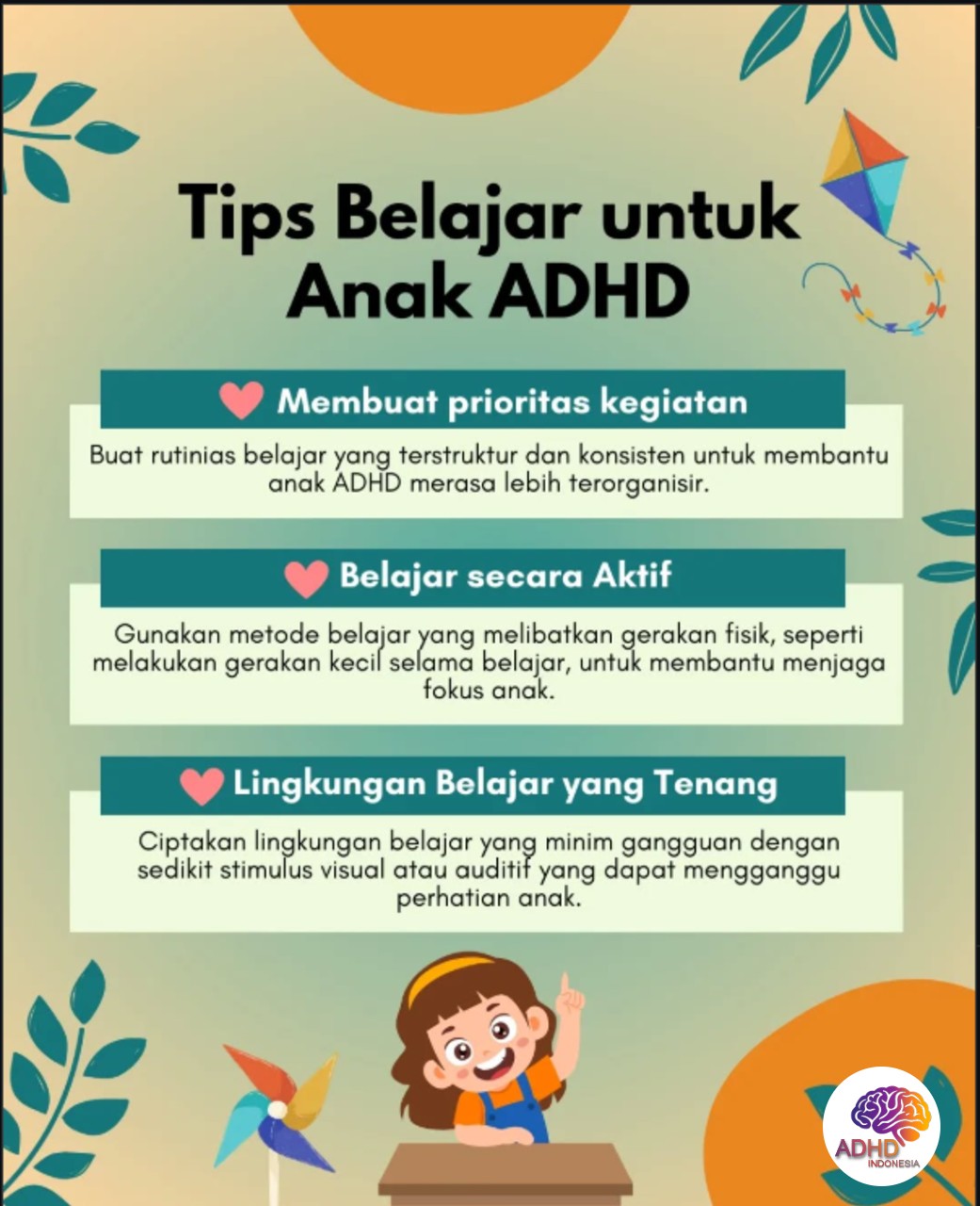 Strategi Belajar yang Cocok untuk Anak ADHD di Kabupaten Demak